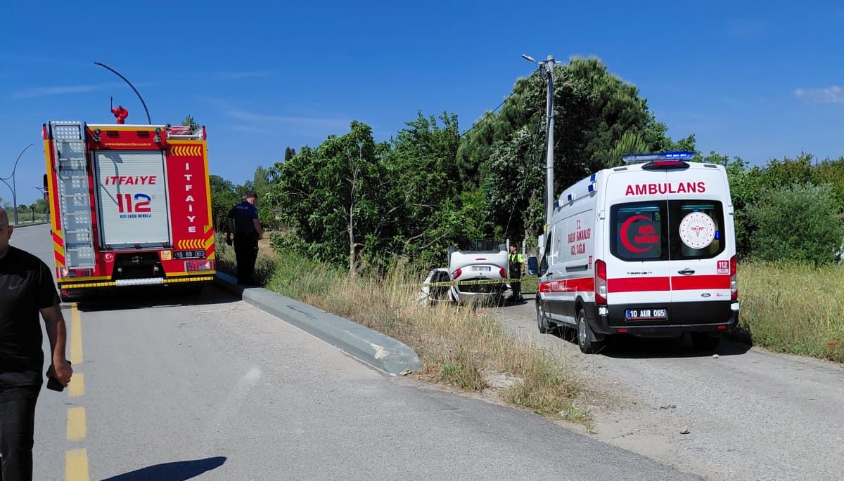 Edremit’te feci kaza: 1 ölü, 3 yaralı!