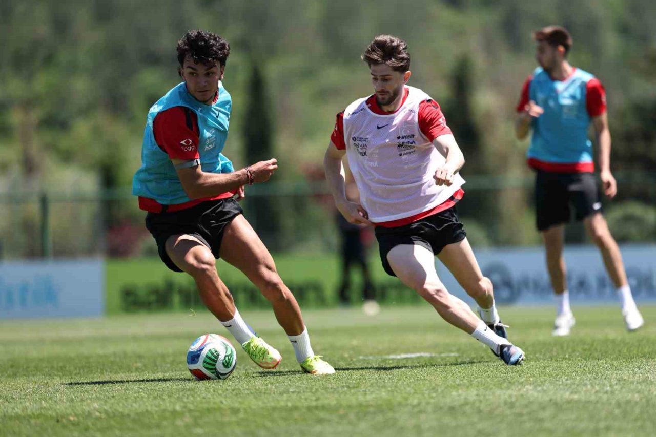A Milli Futbol Takımı, Kuzey Makedonya hazırlıklarını sürdürüyor