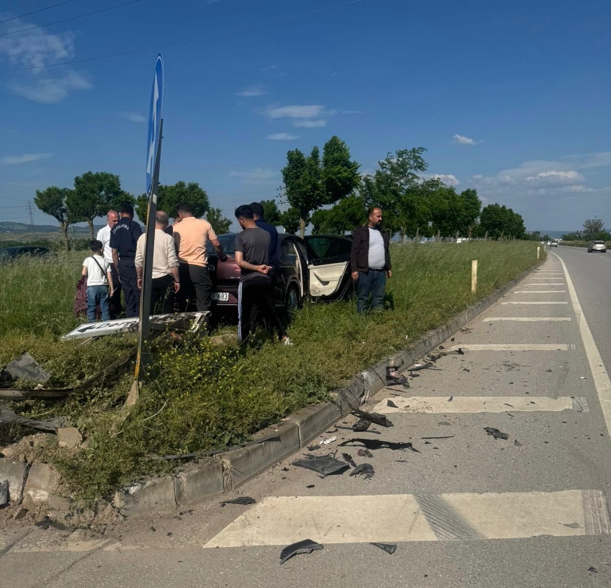 (Düzeltme) Yenişehir’de trafik kazası: 3 yaralı