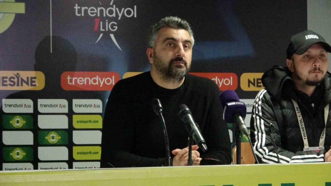 Sinan Kaloğlu: “Amacımız play-off’lardan Süper Lig’e çıkmak”