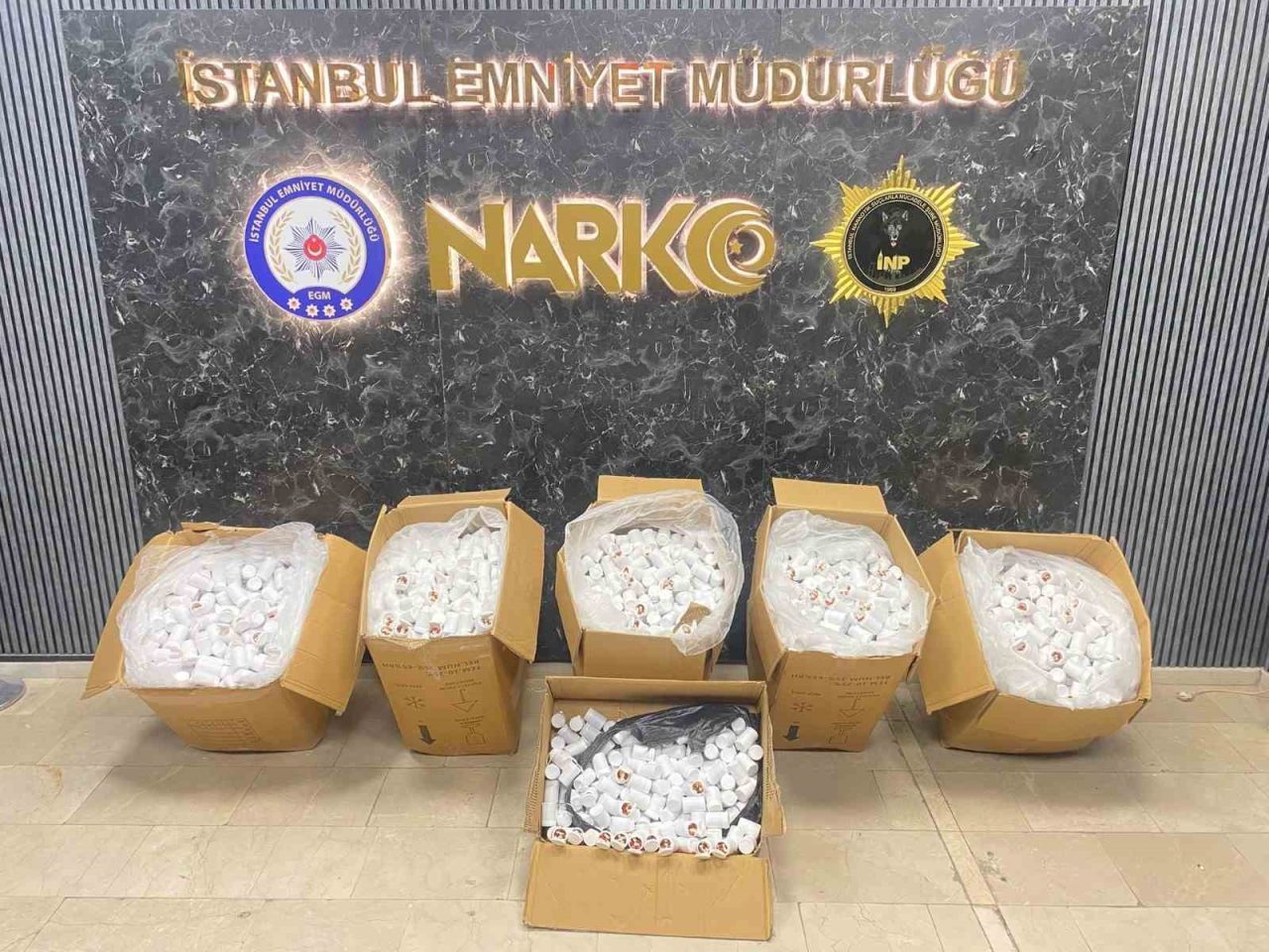 Tuzla’da uyuşturucu operasyonunda 150 bin adet sentetik hap ele geçirildi