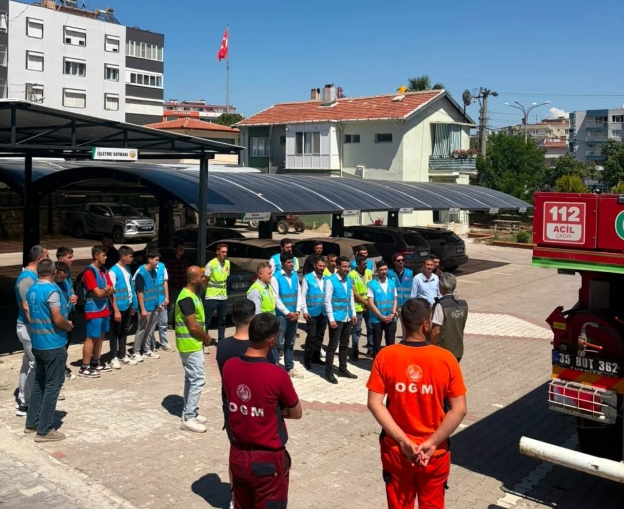 Aliağa Ülkü Ocakları’na uygulamalı orman yangınlar