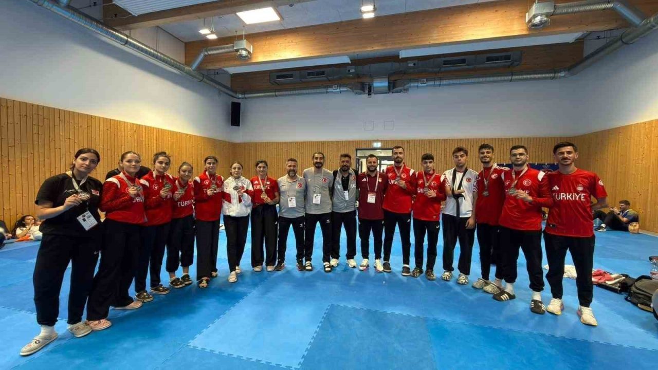 Almanya’da milli taekwondocular zirvede