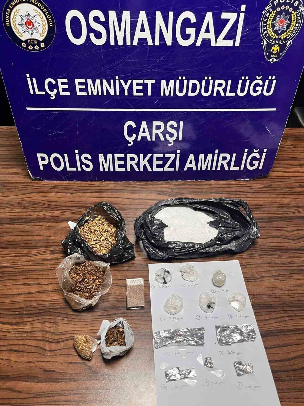 Bursa’da aranan hükümlüler ve uyuşturucu tacirlerine operasyon