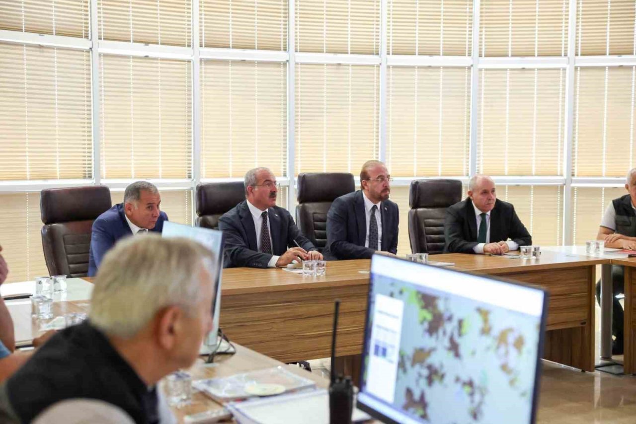 Çanakkale’de orman yangınları değerlendirme toplan
